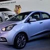 Picture of Hyundai Xcent 2017 at the launch event in Delhi. Photo: PTI