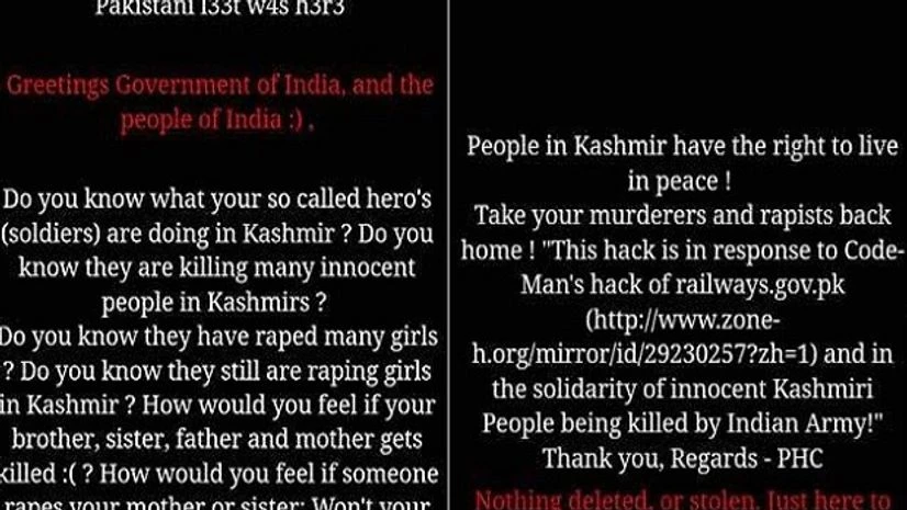 Hacked website Hacked website