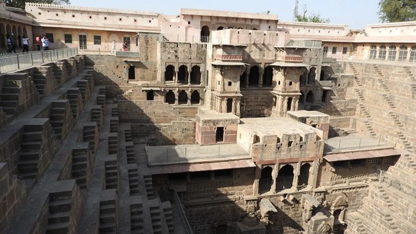 A view of Chand Baoli A view of Chand Baoli