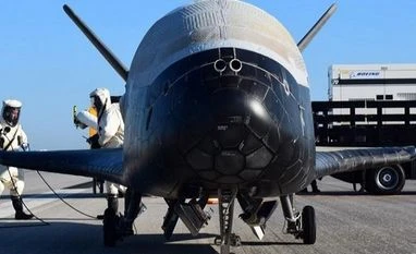 US Air Force's secret unmanned space plane lands after 2-year mission US Air Force, X-37B, X-37B plane, NASA