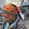 An old Tibetan woman
