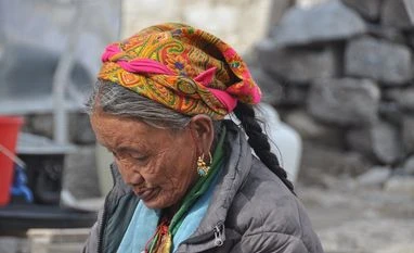 China and India file rival claims over Tibetan medicine An old Tibetan woman