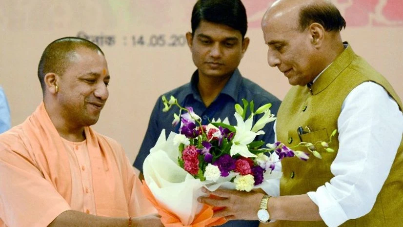 Yogi Adityanath, Rajnath Singh Yogi Adityanath, Rajnath Singh