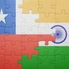 Chile, flag, India