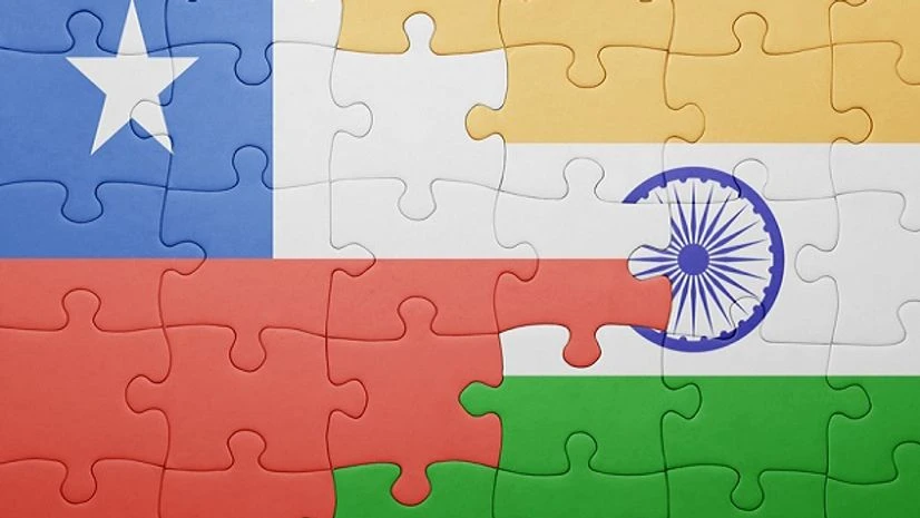 Chile, flag, India Chile, flag, India