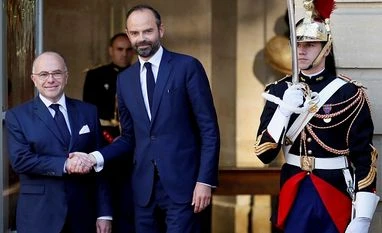 President Emmanuel Macron names Edouard Philippe as French PM French PM, Edouard Philippe, Bernard Cazeneuve, Paris