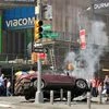 New York car accident, car accident, Times Square, New York