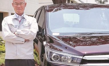 Toyota to bring in compact SUV 'Urban Cruiser' during festive season Akito Tachibana, MD, Toyota Kirloskar Motor