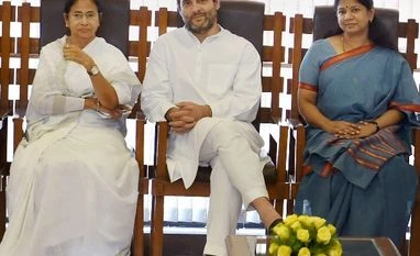 Opposition calls for grand alliance in UP to defeat BJP Rahul Gandhi, Mamata Banerjee, Kanimozhi