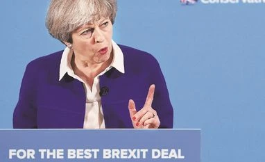 May and Corbyn set out opposing EU deal stances Theresa May