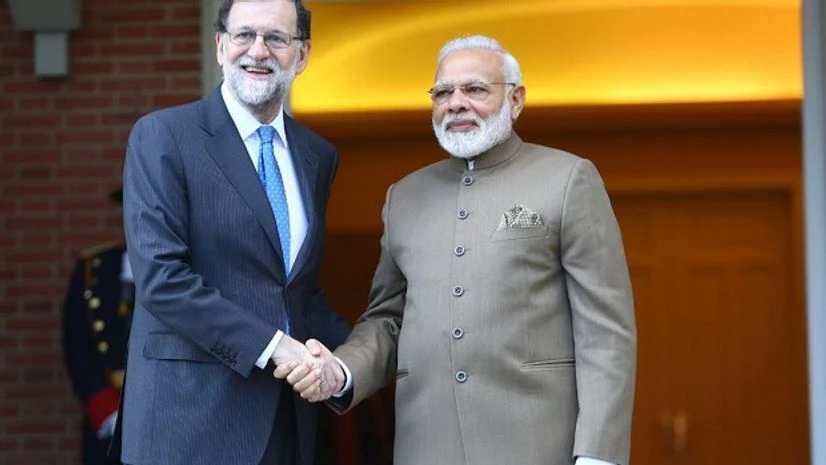 Mariano Rajoy Brey, Narendra Modi, Modi, rajoy, Spain Mariano Rajoy Brey, Narendra Modi, Modi, rajoy, Spain