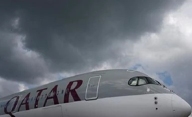 Indians in Qatar advised to stay alert amid diplomatic crisis A Qatar Airways Airbus A350 XWB aircraft is displayed at the Singapore Airshow at Changi Exhibition Centre. Photo: Reuters