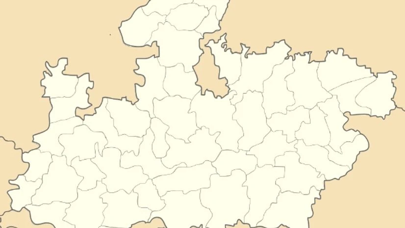 Madhya pradesh map Madhya pradesh map