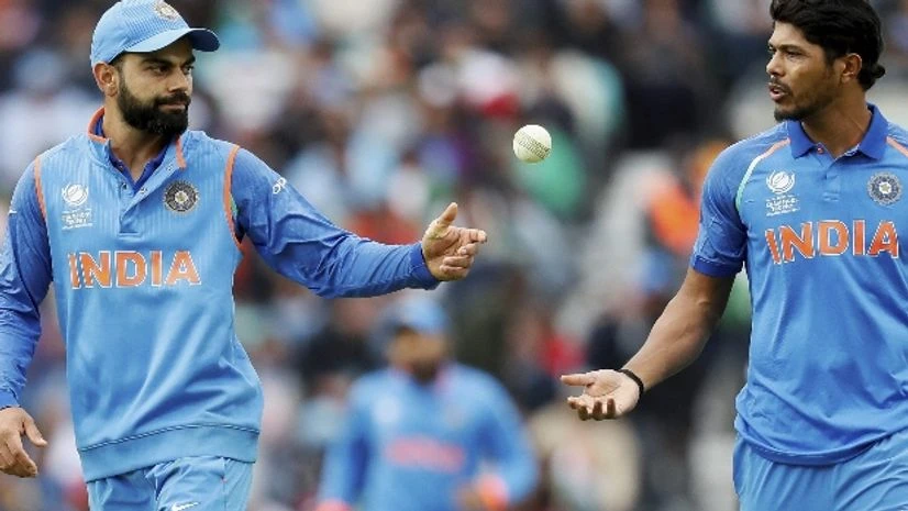 Virat Kohli and Umesh Yadav Virat Kohli and Umesh Yadav