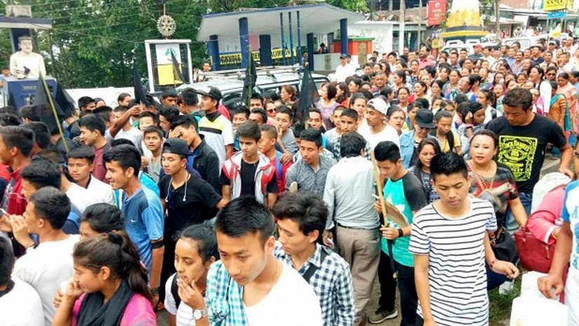 GJM Protest GJM Protest, Indian Army, Darjeeling, India