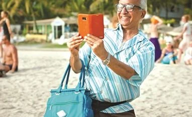 Better to engage than to entice Vodafone ad, senior citizen, mobile