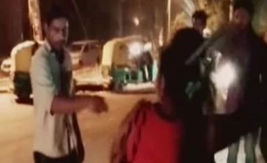 Gurgaon pub's woman staff thrash molester with slippers, video goes viral Viral video of molester being beaten