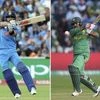 Virat Kohli and Sarfraz Ahmed