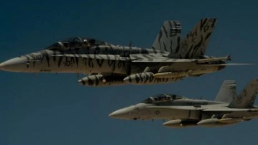 Two U.S. Marine Corps F-18 Super Hornets depart after receiving fuel from a 908th Expeditionary Air Refueling Squadron KC-10 Extender during a flight in support of Operation Inherent Resolve. (Photo: Reuters) Two U.S. Marine Corps F-18 Super Hornets depart after receiving fuel from a 908th Expeditionary Air Refueling Squadron KC-10 Extender during a flight in support of Operation Inherent Resolve. (Photo: Reuters)