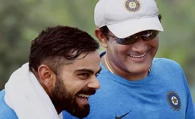 After Anil Kumble steps down as head coach; ex-cricketers react on Twitter Anil Kumble, Virat Kohli