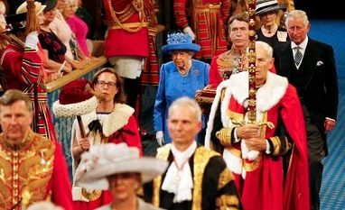 Queen outlines UK govt's agenda in scaled-down Parliament opening Queen Elizabeth II