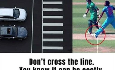 Jaipur traffic police mocks Jasprit Bumrah's no-ball, then apologises Jaipur traffic police mocks Jasprit Bumrah's no-ball, then apologizes