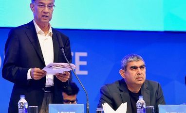R Seshasayee, Vishal Sikka, Infosys R Seshasayee, Vishal Sikka, Infosys