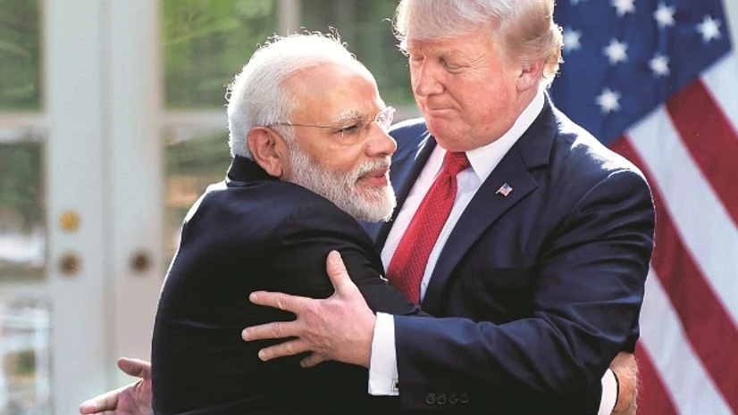 Rahul Gandhi's dig at Modi referred to several hugs between Modi and Trump when they've met Donald Trump, Narendra Modi, hug