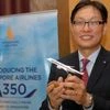 David Lim, General Manager - India, Singapore Airlines announce the introduction of its A350 services to India at the Press Conference in Mumbai on 30th June, 2017. Photo: Kamlesh Pednekar