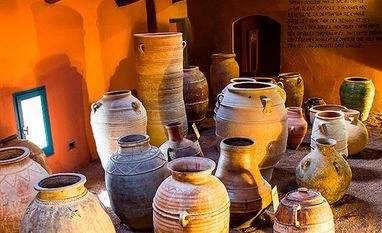 A French affair with clay Earthen pots on display at the Museum of Mediterranean Pottery in Saint Quentin la Porterie village