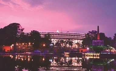 GST launch: The missing links in the midnight tryst Parliament lit up on the eve of GST roll-out in New Delhi on Friday. Photo: Sanjay K Sharma