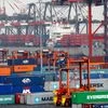 A file photo of shipping containers at the Port Newark Container Terminal in Newark, New Jersey. 	Photo: Reuters