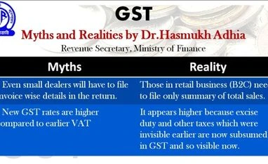 One return a month, not 3; rates lower than VAT: Adhia busts 7 GST myths GST myths