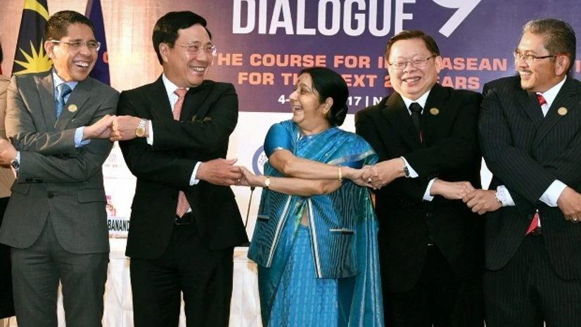 Sushma Sawraj , ASEAN, Delhi Dialogue, India-ASEAN trade Sushma Sawraj , ASEAN, Delhi Dialogue, India-ASEAN trade