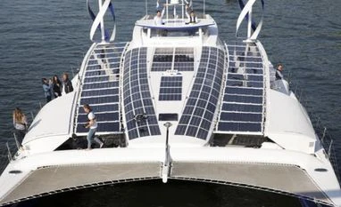 Self-fuelling boat starts 6-year world trip using green energy, fuel cells Energy Observer, Self-fuelling, world trip