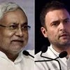Nitish Kumar and Rahul Gandhi