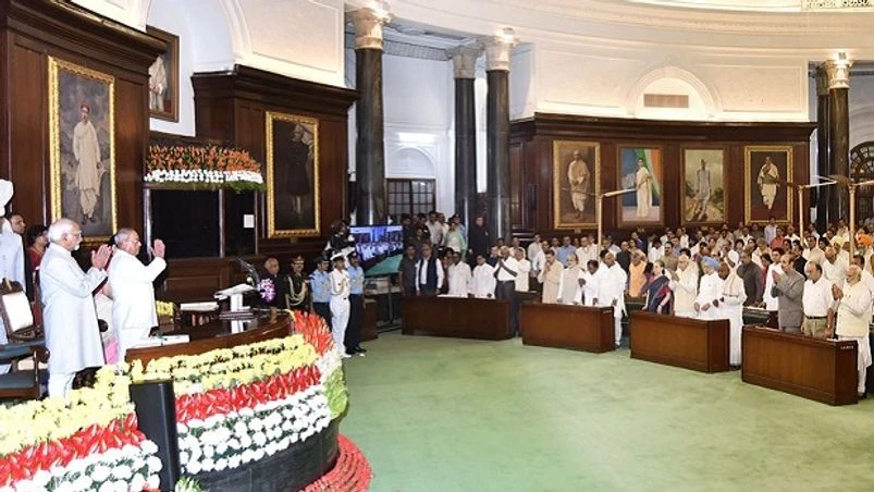 President, Pranab Mukherjee, farewell ceremony, Central Hall, Parliament I am a creation of Parliament: President Pranab Mukherjee