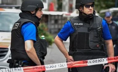 Five injured in chainsaw attack in Swiss town of Schaffhausen Photo: Twitter