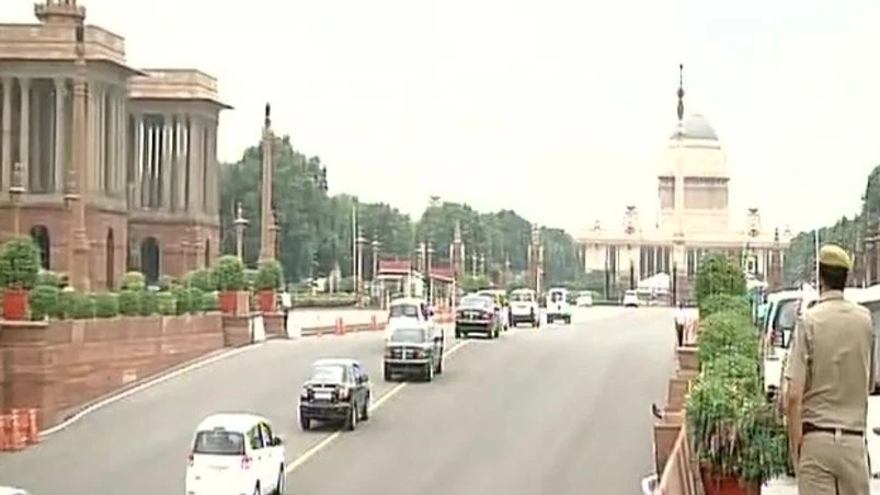 Ram Nath Kovind on his way to Rashtrapati Bhawan Ram Nath Kovind on his way to Rashtrapati Bhawan