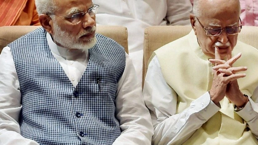 Narendra Modi, L K Advani Narendra Modi, L K Advani