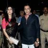 Bollywood film director Madhur Bhandarkar and actor Kirti Kulhari at a special screening of their upcoming movie ‘Indu Sarkar’ in Mumbai. (Photo: PTI)