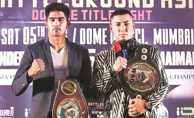 Coronavirus-related cancellations delay Vijender's pro career revival Vijender Singh's team — Lee Beard and John Joyce — claims to have brushed up on its knowledge of Maimaitiali, but a young, undaunted fighter like him can so easily surprise. File photo: Reuters