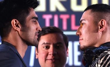 'India vs China' in pro-boxing ring: Vijender takes on Zulipikar today Vijender Singh vs Zulpikar Maimaitiali, Vijender Singh, Zulpikar Maimaitiali