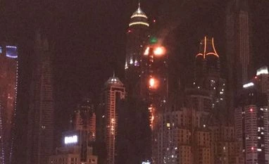 Fire breaks out in another high-rise tower in Dubai Marina Dubai Tower Fire