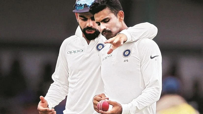Ravindra Jadeja, Virat Kohli Ravindra Jadeja, Virat Kohli