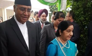 Nepal benefited tremendously from its ties with India: Nepal PM Deuba PM Deuba and SushmaSwaraj attend reception hosted at India House in Kathmandu to mark 70 Years of India's independence. Photo: Twitter