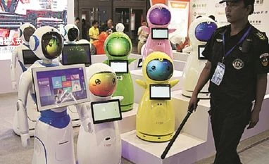 Seeking greater global power, China looks to robots Chinese robot