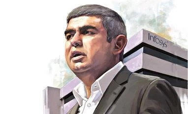 Vishal Sikka's three years at Infosys: Numbers endorse outgoing CEO and MD Vishal Sikka. Illustrations Ajay Mohanty