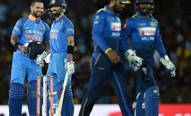 India beat Sri Lanka by 9 wickets in 1st ODI as Dhawan, Kohli star in chase Shikhar Dhawan, Dhawan, Virat Kohli, Kohli, ODI, Rangiri, Dambulla International Cricket Stadium, Dambulla, Sri Lanka