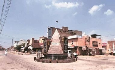 Dera Sacha Sauda's IT head arrested for tampering computers before search A deserted view of the Satnam Singh Chowk on Beghu Road, leading to Dera Sacha Sauda, during curfew in Sirsa on Sunday | File Photo: PTI